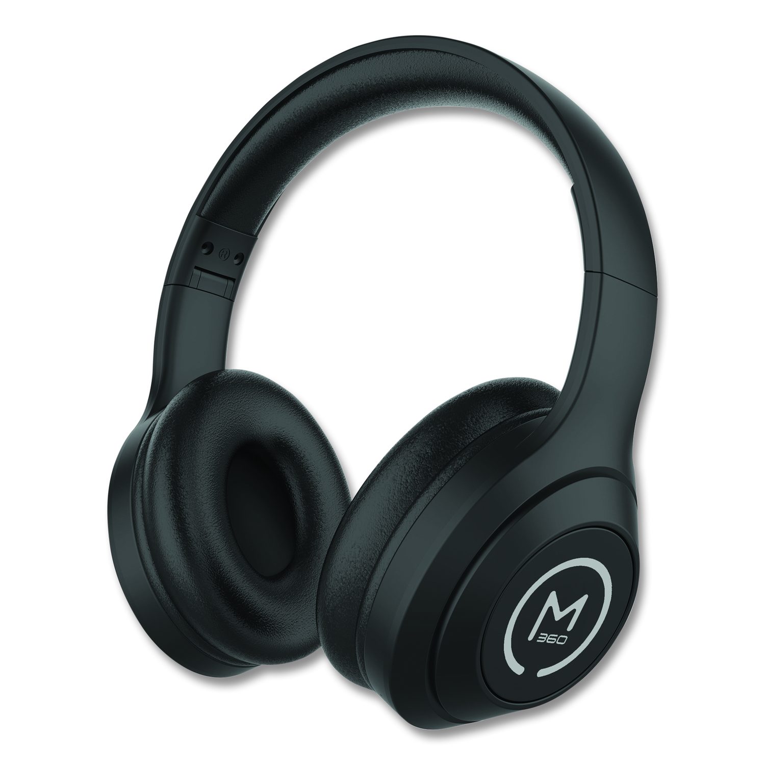 Creative Marketing, Inc. Comfort+ Wireless Over-Ear Headphones with Microphone, Black