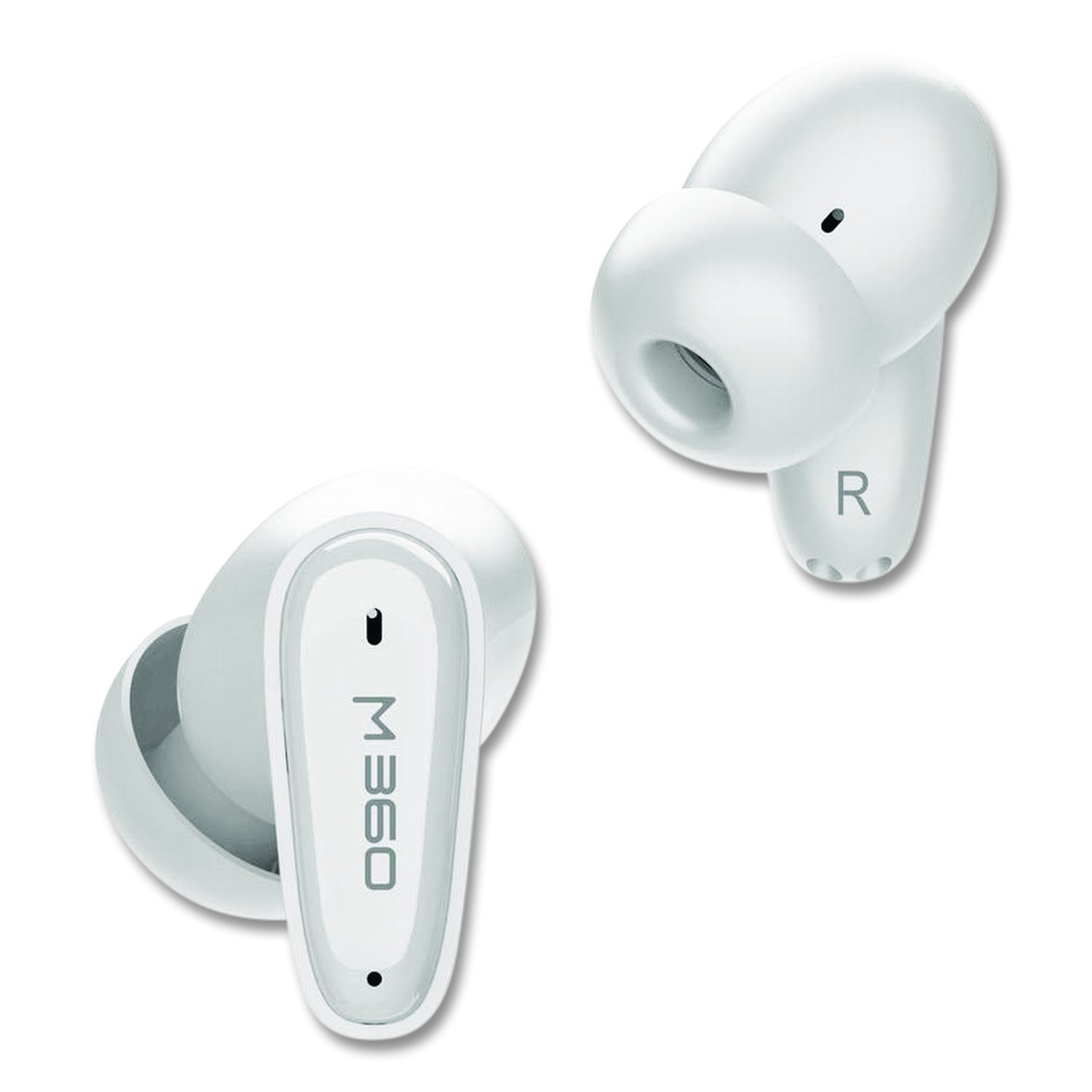 Creative Marketing, Inc. Nemesis True Wireless Earbuds, White