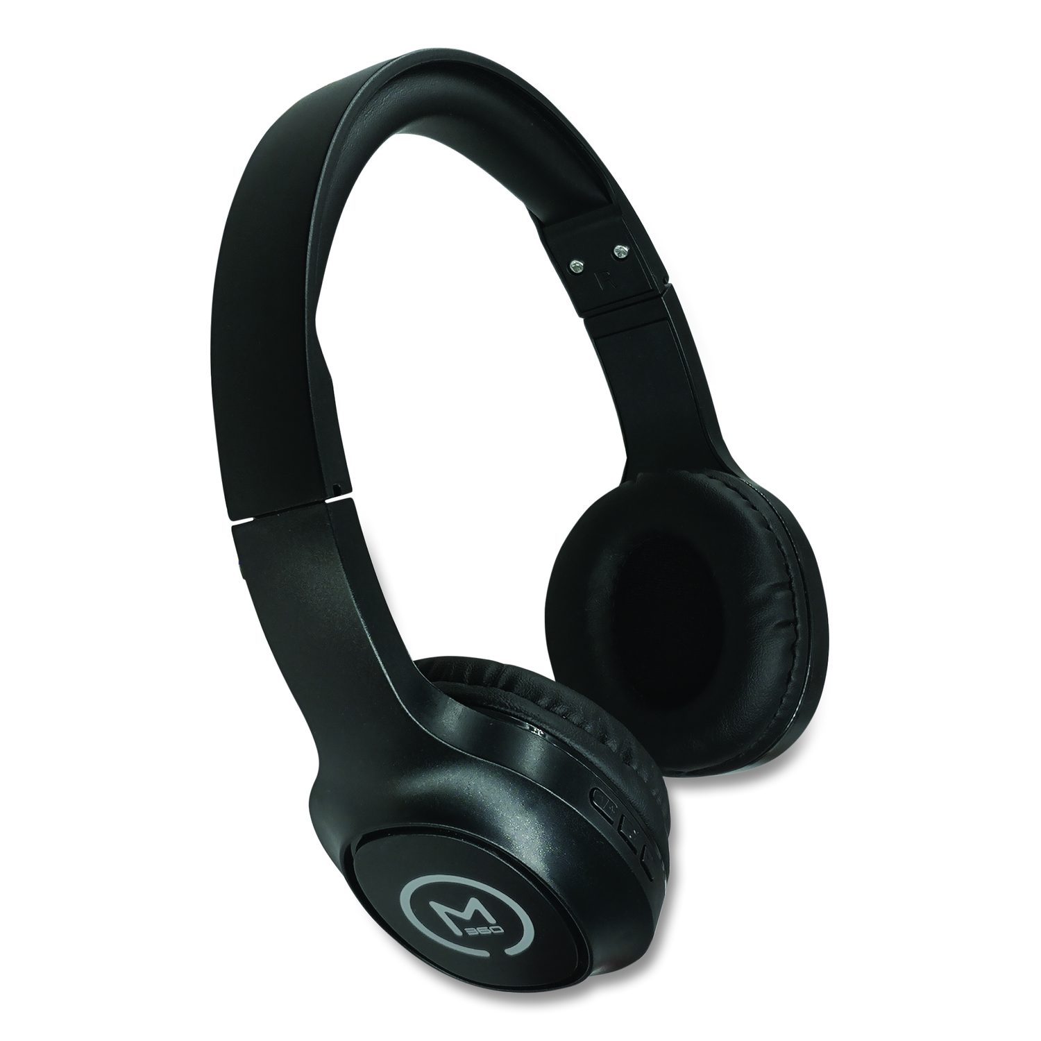 Creative Marketing, Inc. TREMORS Stereo Wireless Headphones with Microphone, 3 ft Cord, Black