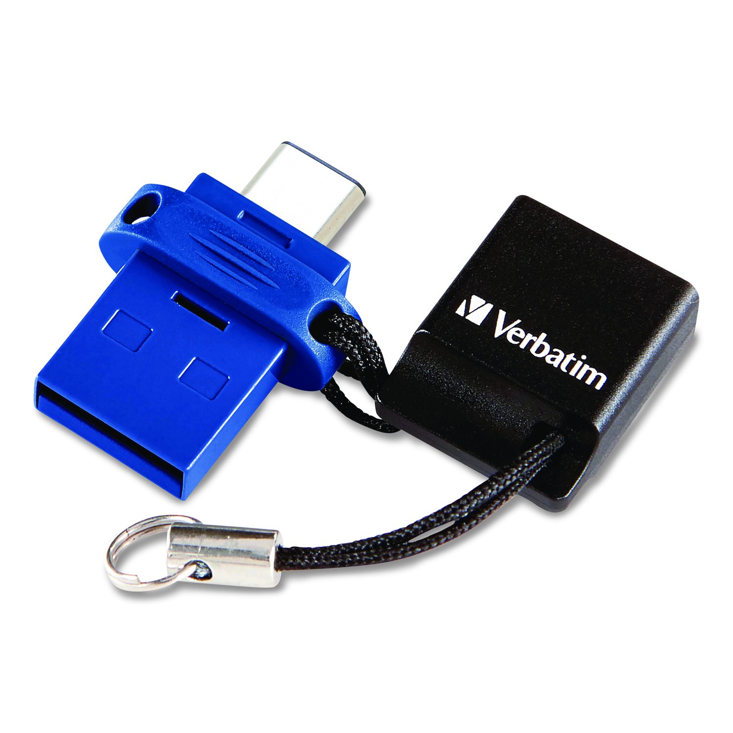 Verbatim Corporation Store n' Go Dual USB 3.2 Gen 1 Flash Drive for USB-C Devices, Blue